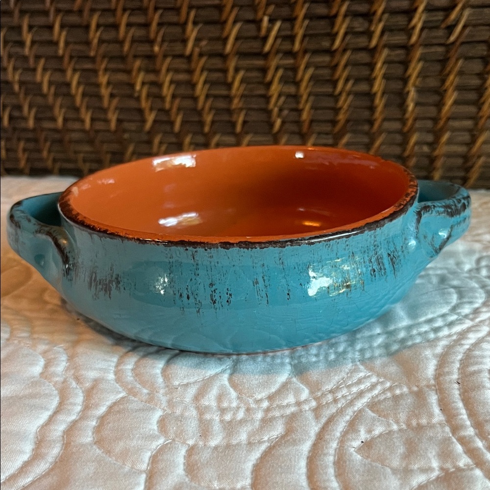 De Silva Terre D’Umbria Handmade  Terracotta bowl from Italy 5 1/2”